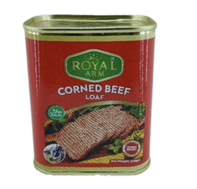 Rayal arm corned beef loaf 340gr