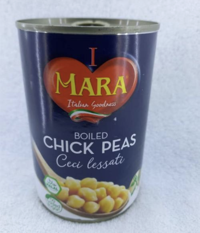 Mara boiled chick peas 400gr