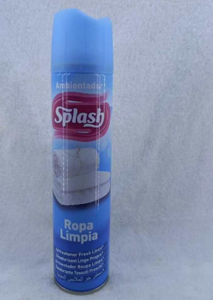 Ambientador splash ropa limpia 300ml
