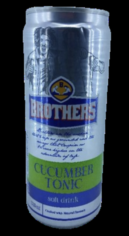 Brothers cucumber tonic soft drink 330ml