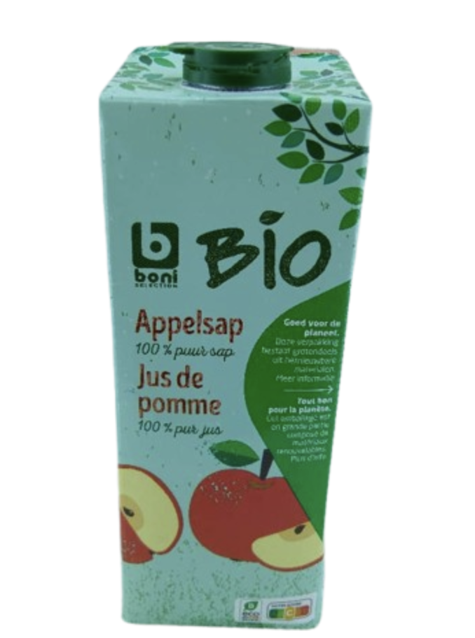 Boni Bio jus de pomme 1L