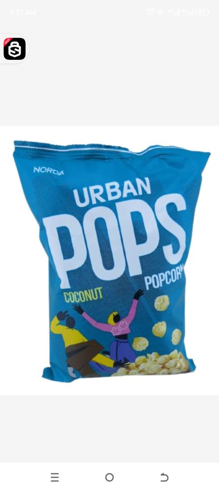 Uran POPS coconut popcorn 60gr