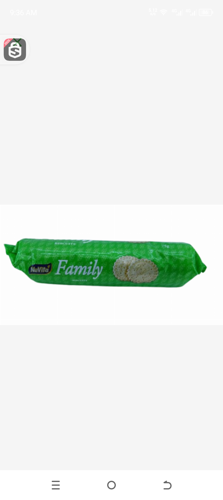 Nu Vita family biscuits 75gr