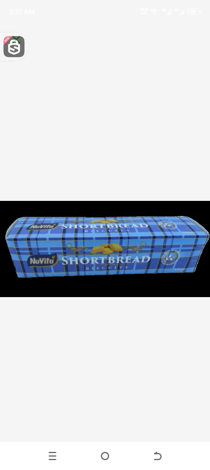 Nu Vita short bread 200gr