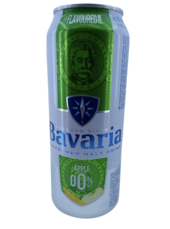 Bavaria flavoured malt Drink Apple 0%Alc. 500ml