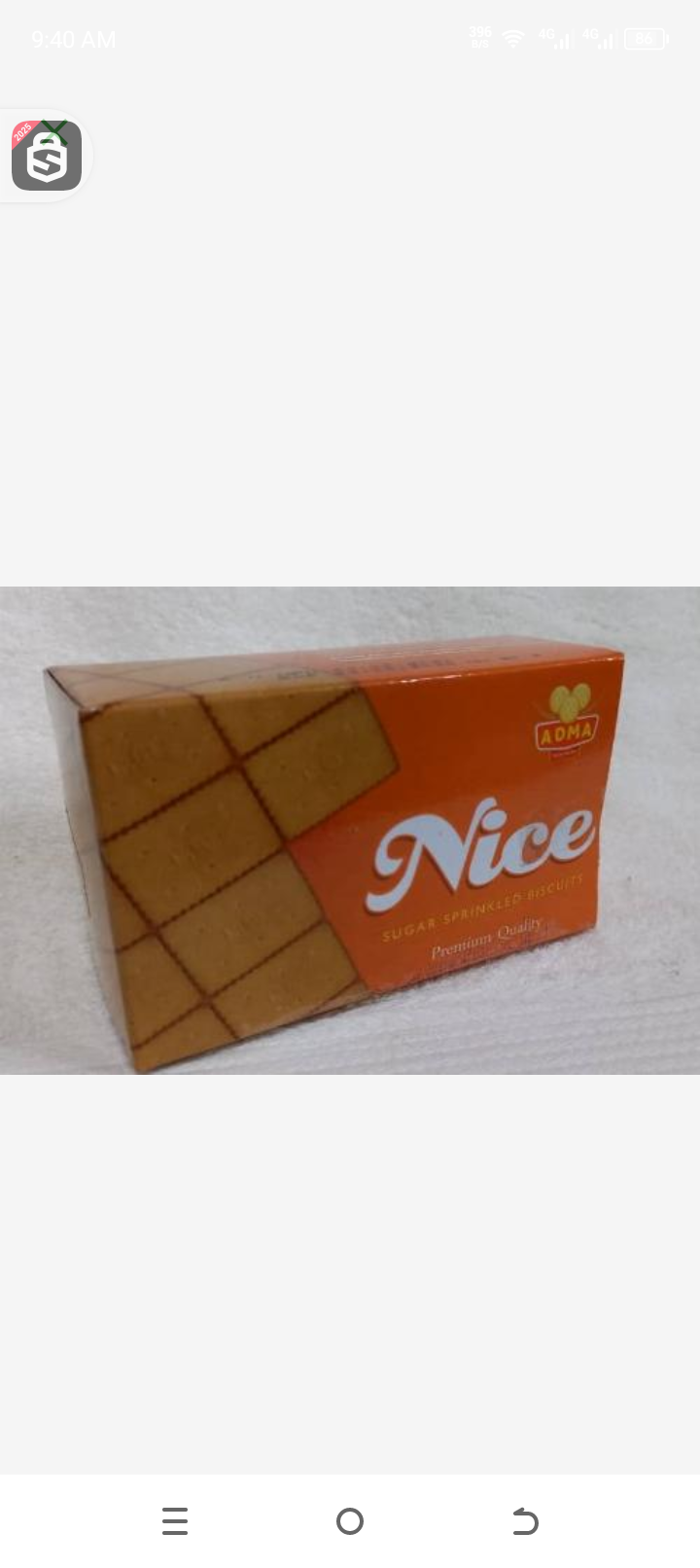 Nu Vita milk Biscuits 75gr