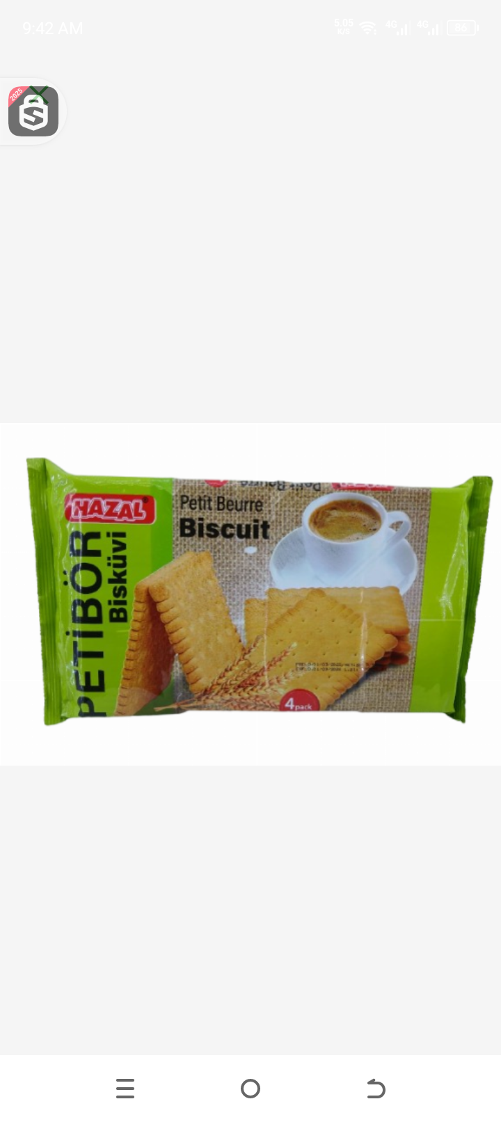 Hazal petit beurre biscuits 4pack 300gr