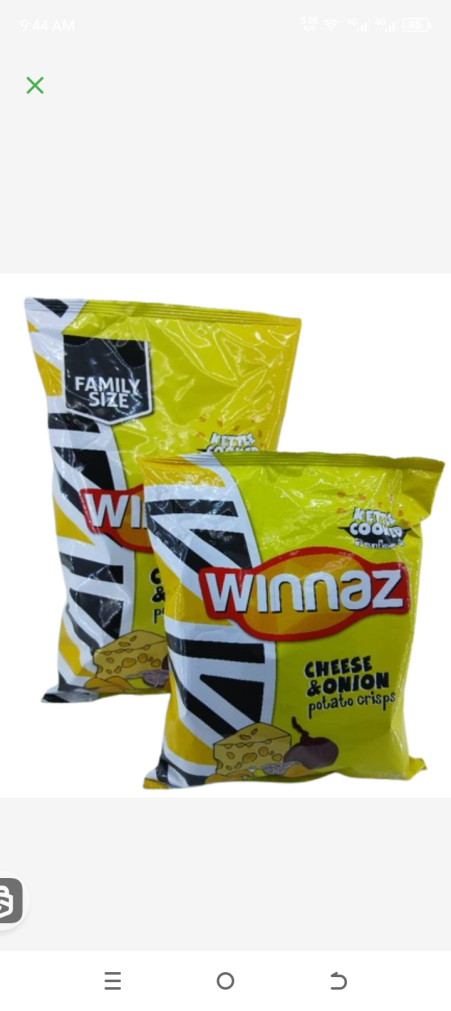 Winnaz cheese and onions potatoes crips