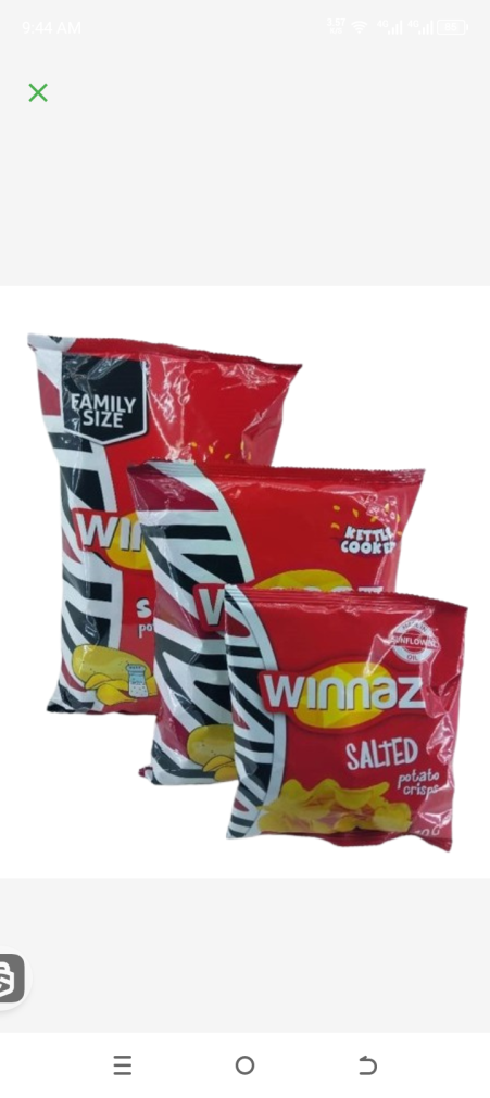 Winnaz salted potatoes crips