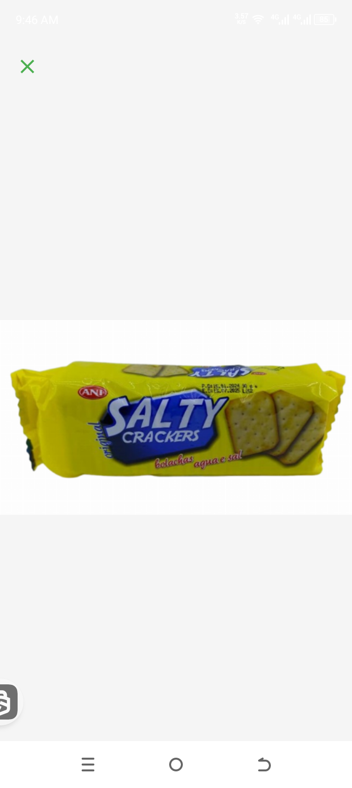 Ani salty crackers 90gr