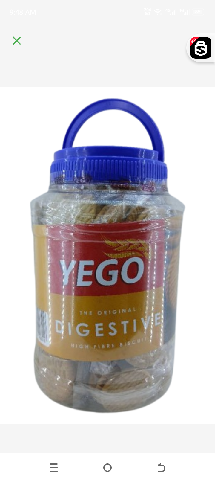 Yego the original digestive high 1kg