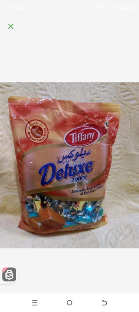 Tiffany deluxe toffee 700gr
