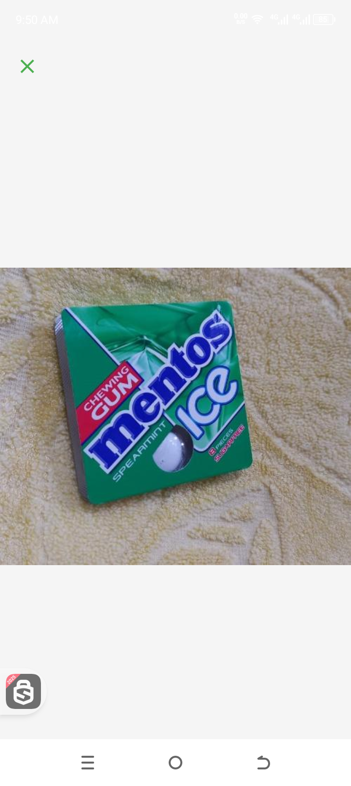 Mentos spearmint sugafree 8pacs