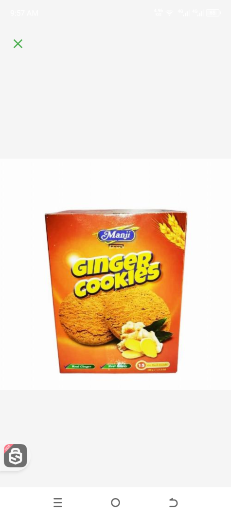Manji ginger cookies 500gr