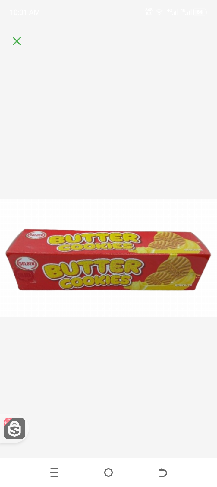 Golden butter cookies 200gr