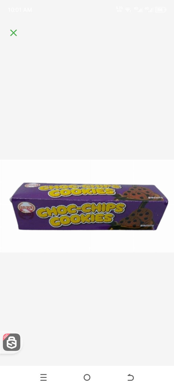 Golden choc cookies