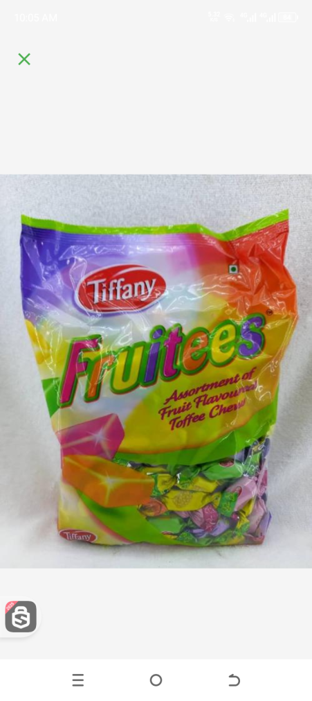 Tiffany fruittes assotment chew 700gr