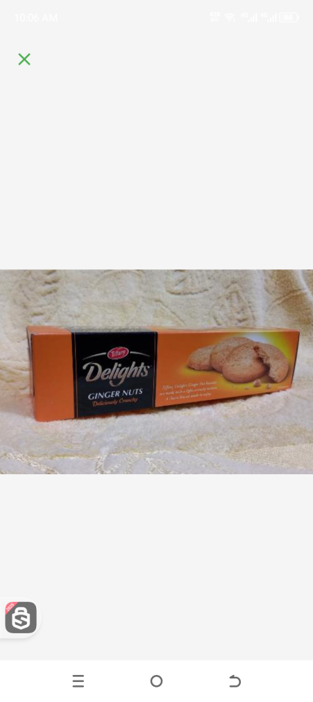 Tiffany delight ginger nuts 200gr