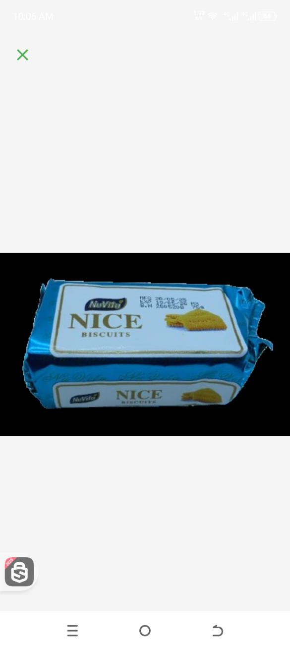 Nu Vita nice biscuits 75gr
