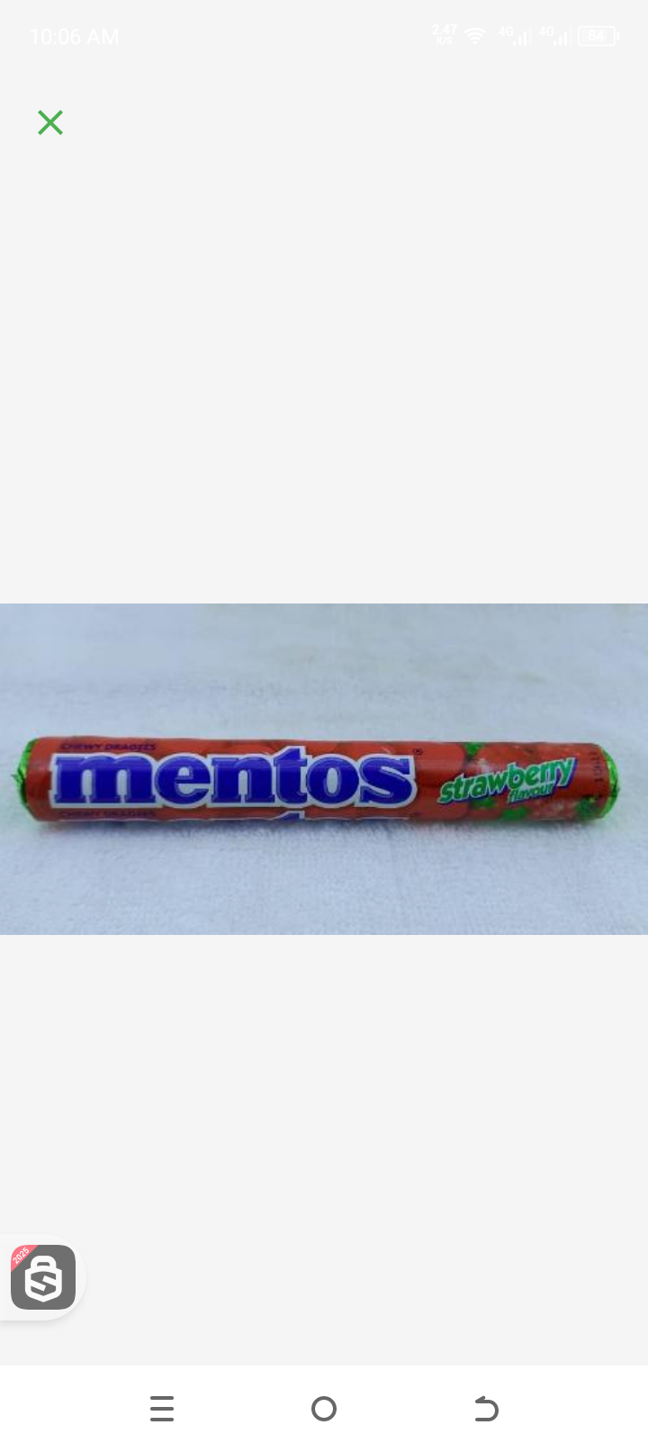 Montos chewy Dragees strawberry flavour 37.5 gr
