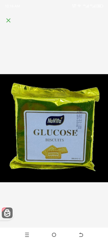 Nu vita Glucose Biscuits 200gr