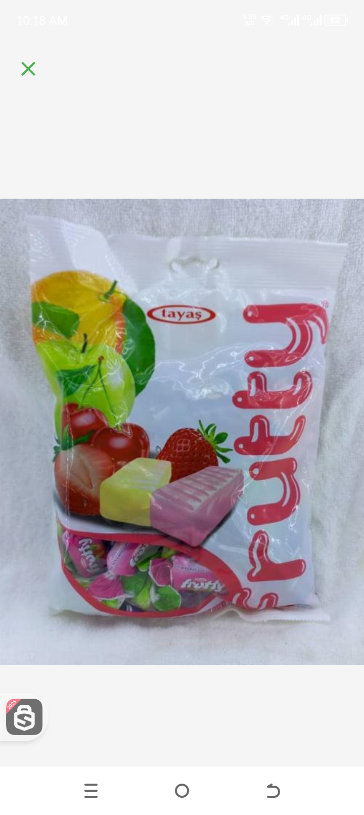Tayas fruitty Assorted Candy parket of 325 gr