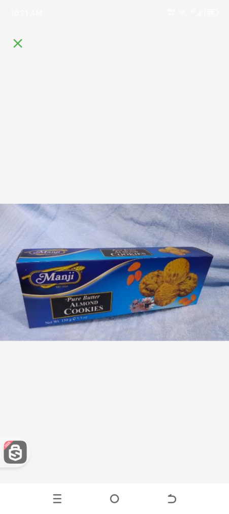 Manji pure better almond cookies 150gr