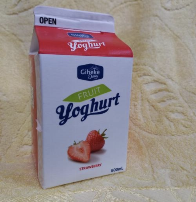 Giheke strawberry fruit yoghurt
