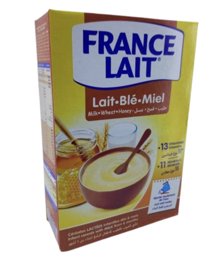 France lait with honey form 6months 250gr