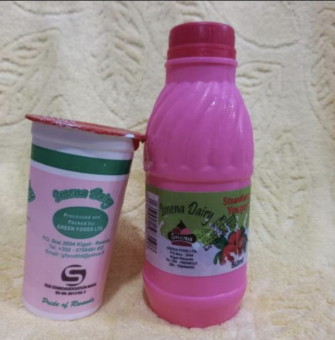 Imena daily strawberry yoghurt 1L