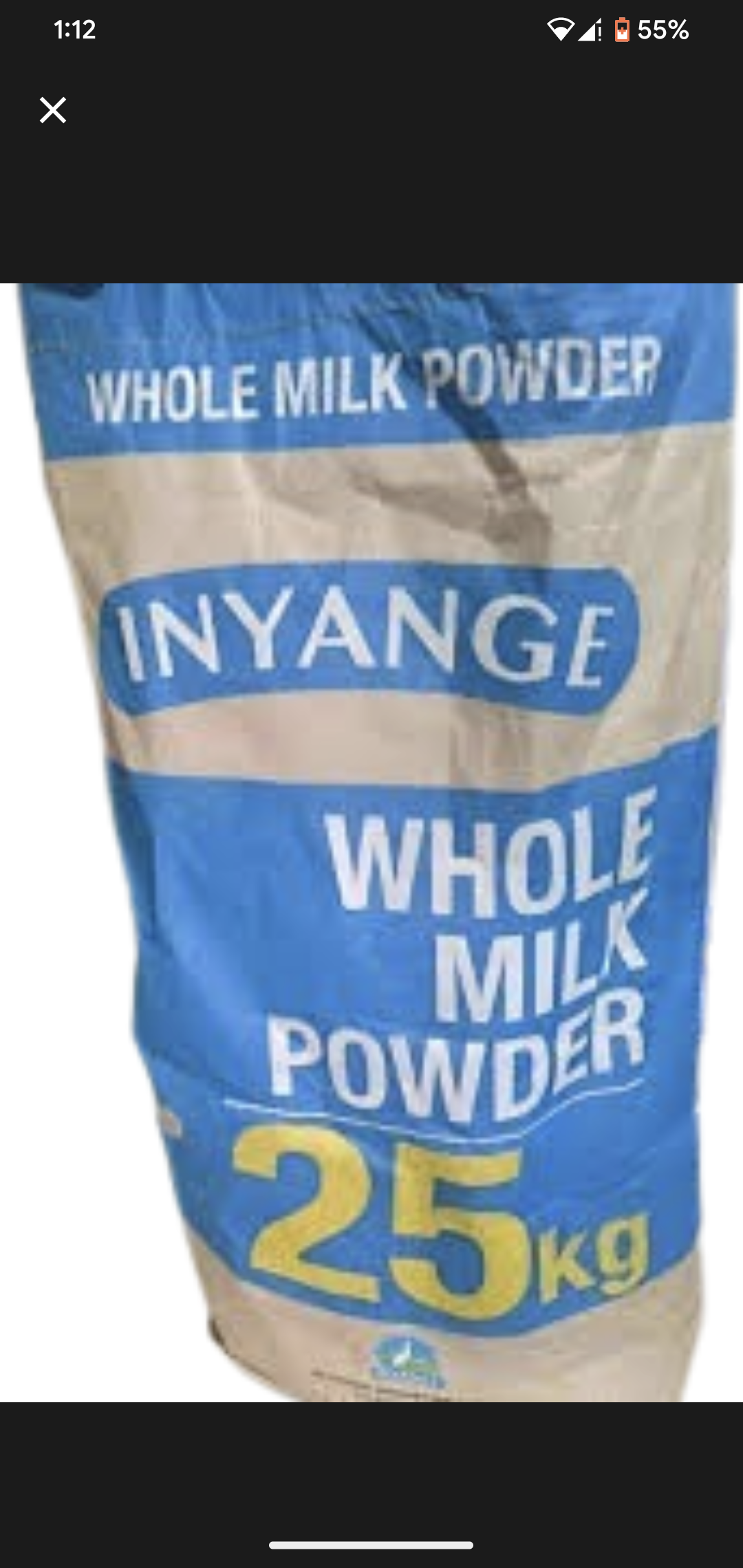 Inyange Milk pawder 1kg