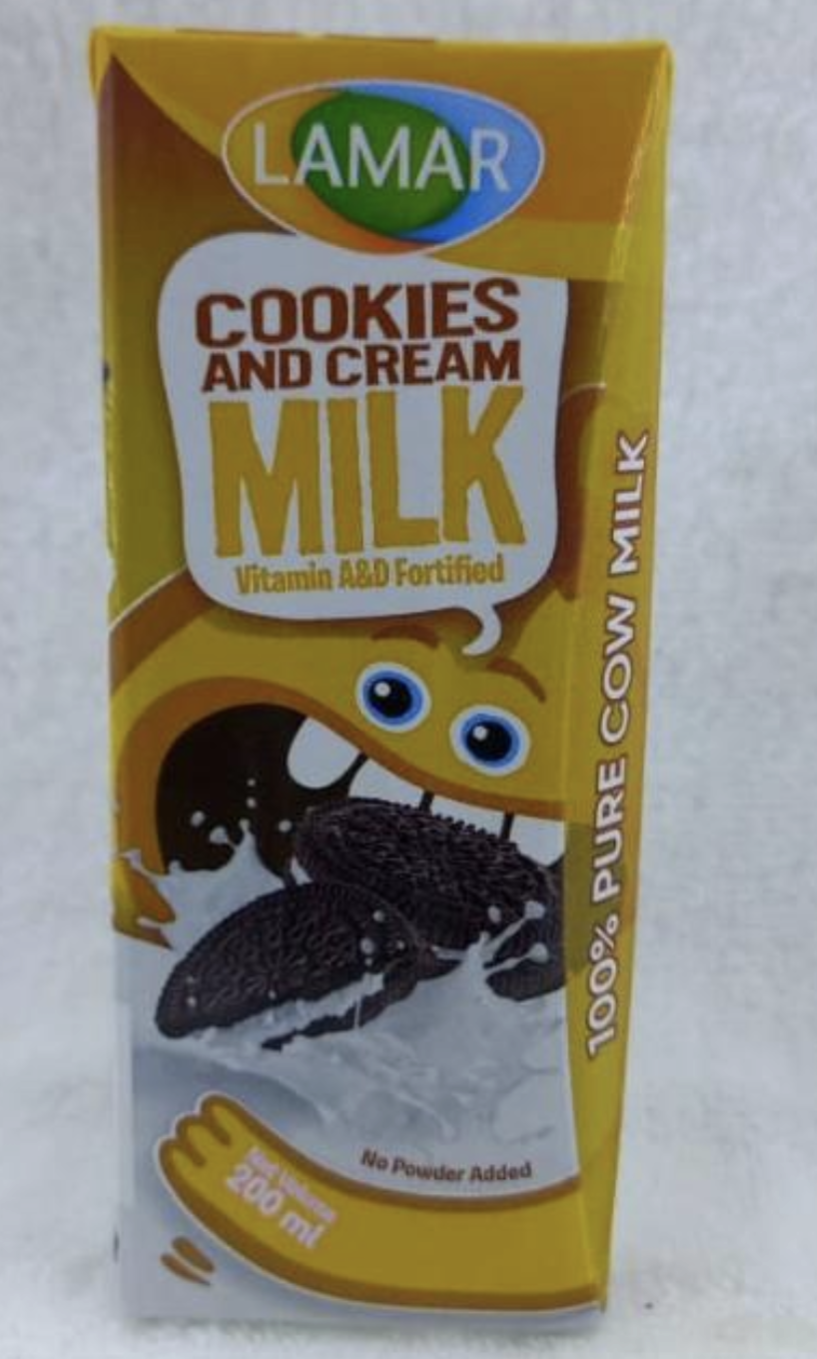Lamar cookies and cream milk 200ml