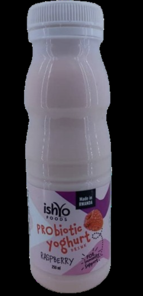 Ishyo probiotic yoghurt Raspberry 250ml