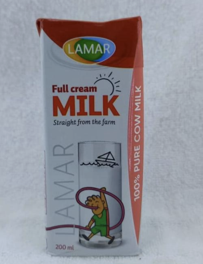 Lamar full cream milk 200ml
