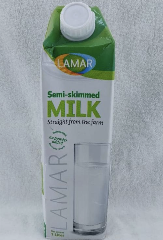 Lamar semi-skimmed milk 1L