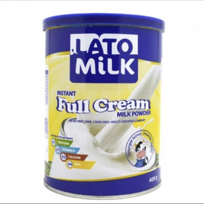 Lato instant powder whole milk 400gr