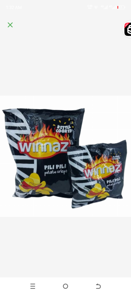 Winner PILI PILI potato crisps