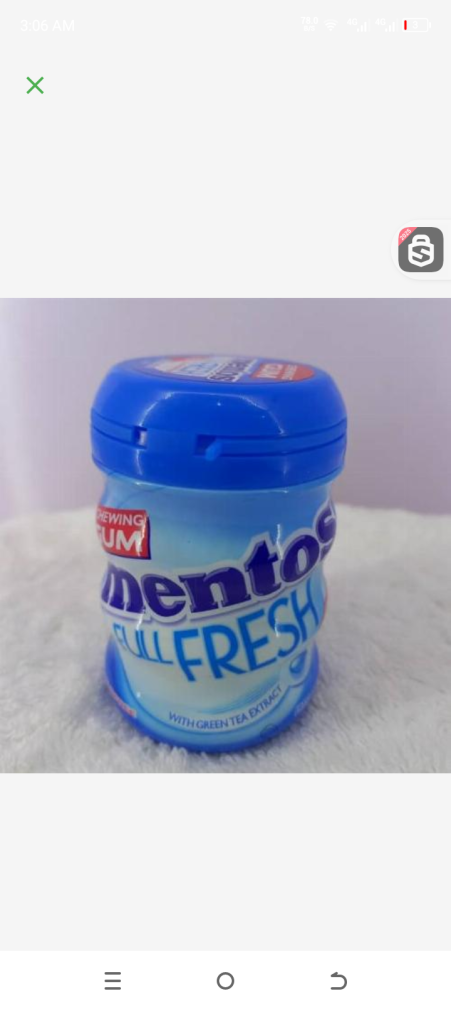 Mentos full fresh fresh mint chewing gum 35pcs