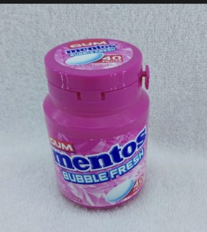 Mentos Bubble free Suger free gum 40pcs