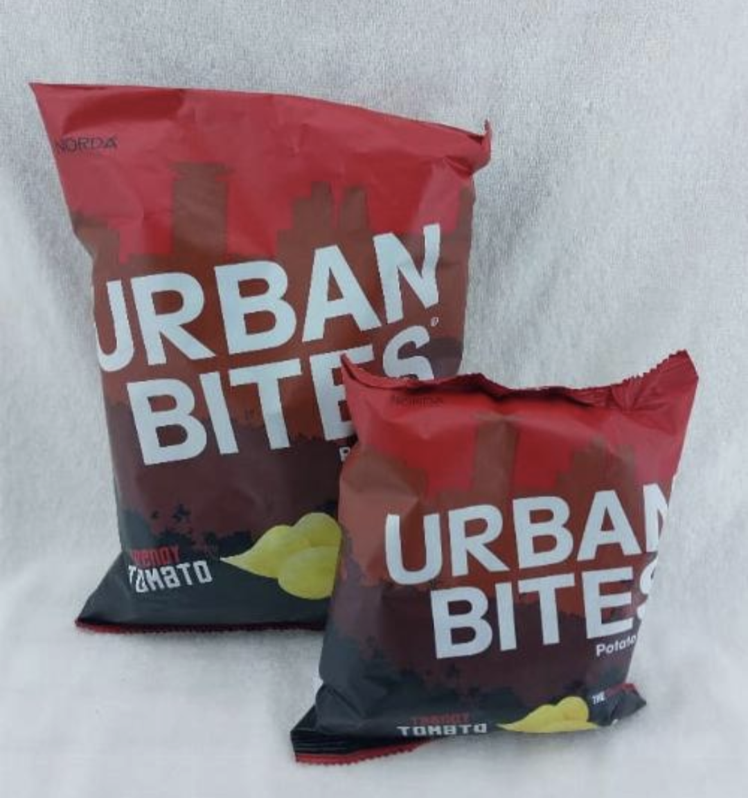 Urban Bites Photo Crisps trendy Tomato