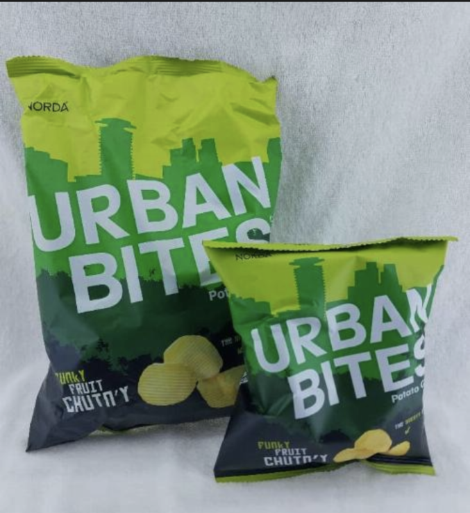 Urban Bites Potato Crisps Funky fruit