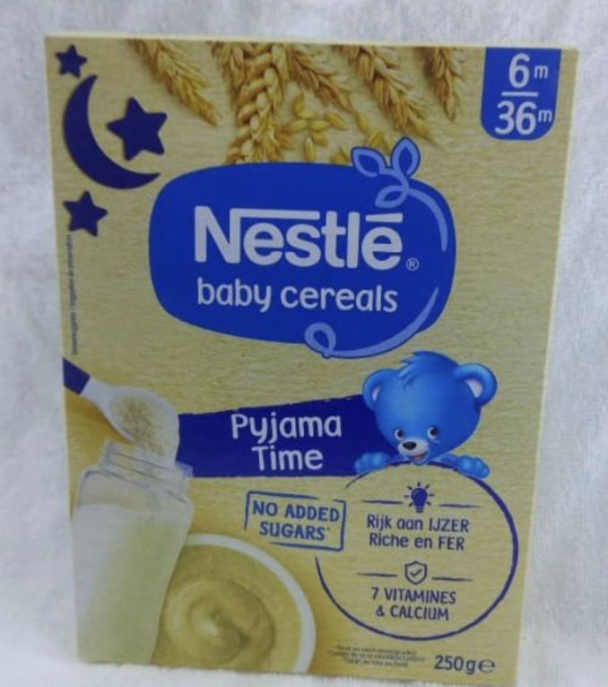 Nestle baby cereal pyiama time 6-36month 250gr