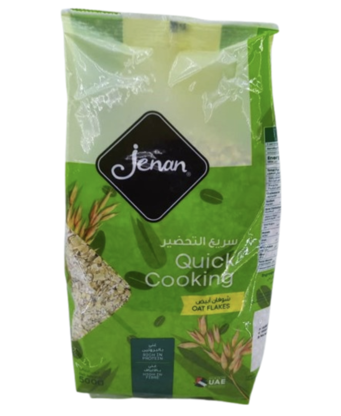 Jenan Quick cooking White Oats 500gr
