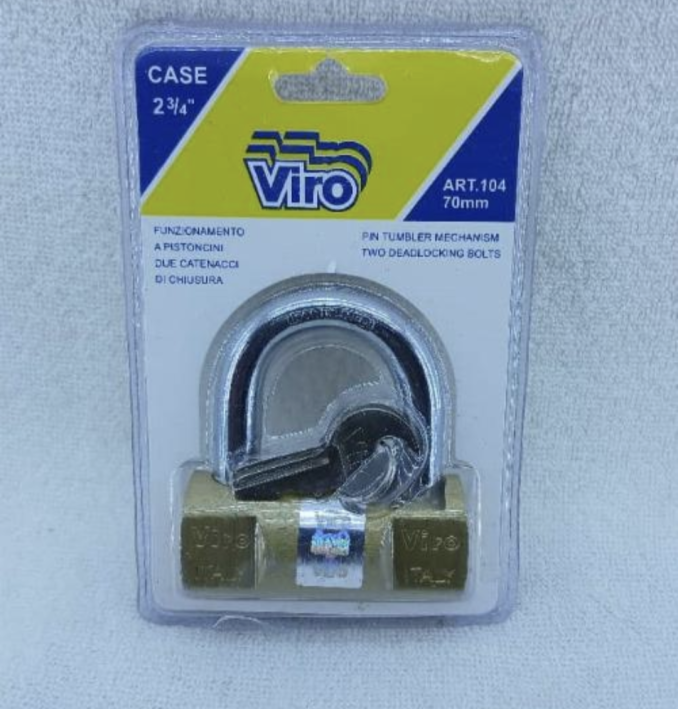 Viro Itary Two Deadlock bolts 70mm