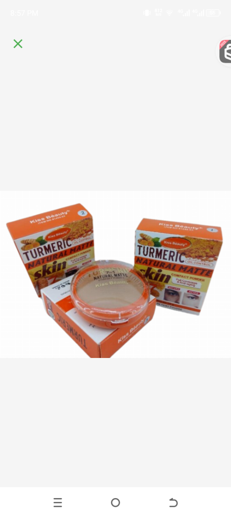 Kiss beauty natural matte compact powder 30gr