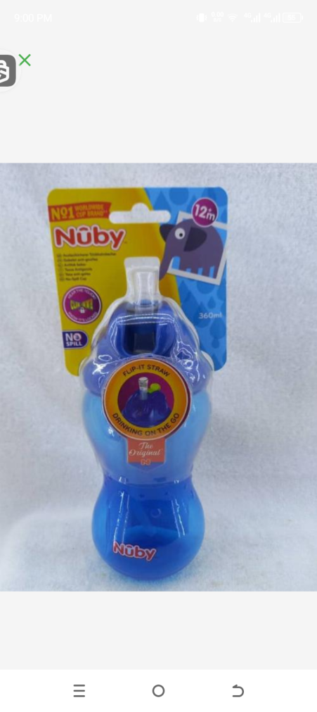 Nuby no-spill cup 12ml+360ml