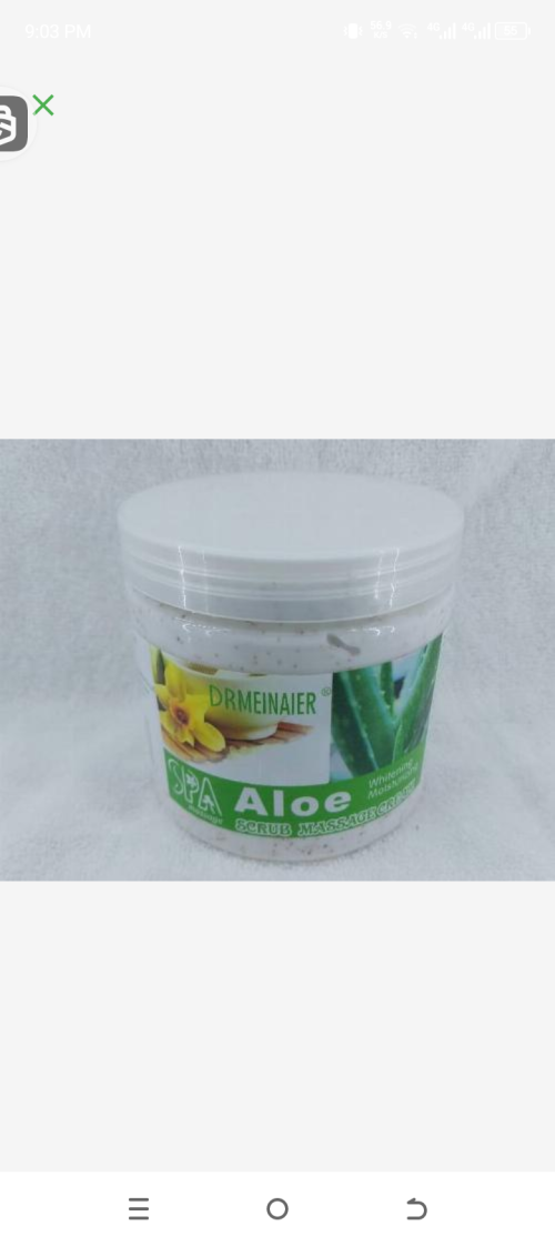 Dr meinaierir scrub massage cream whitening aloe vera 500gr
