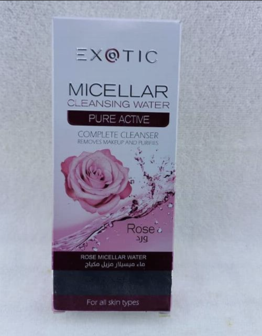 EXOTIC MICELLAR CLEANSING WATER ACTIVE complete cleanser rose 200mL