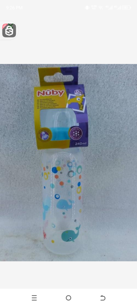 Nuby standard neck bottle bibellon 0ml+240ml