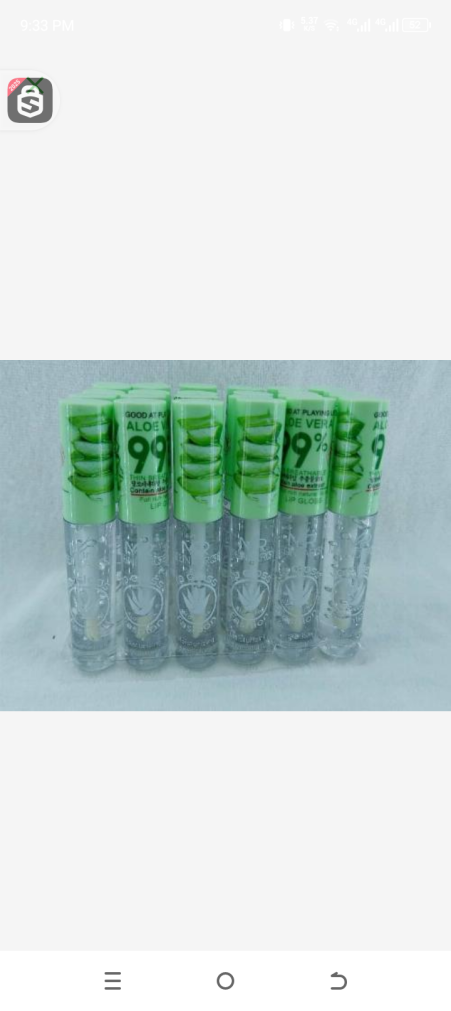 Aloe vera 99%lip gloss